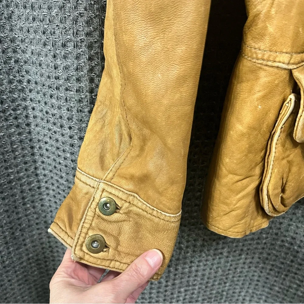 Bagatelle Genuine Leather Jacket Size 16 - Picture 4 of 8
